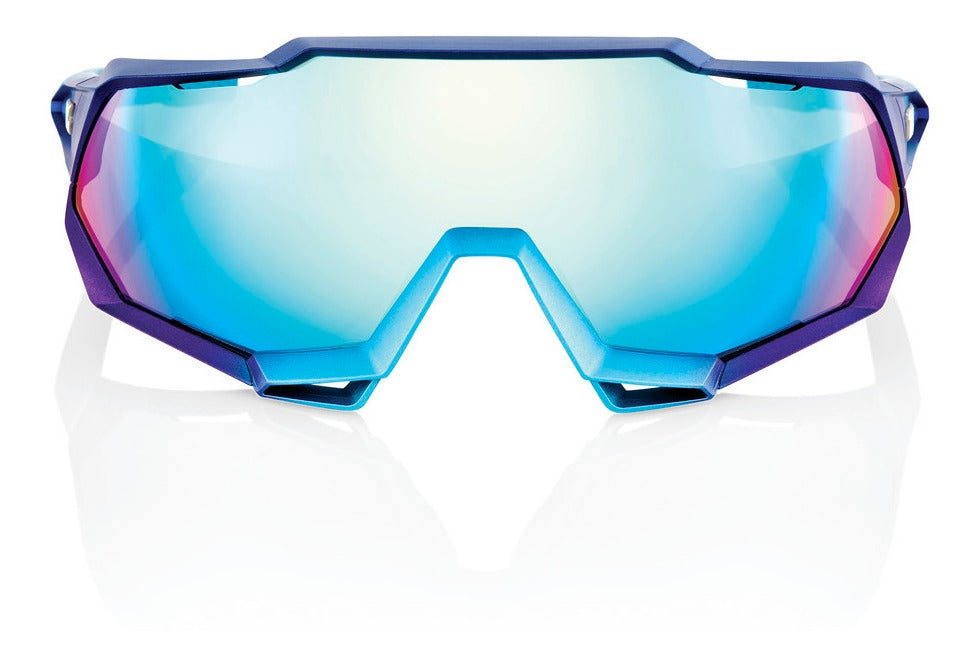 SPEEDTRAP - Matte Metallic Purple - Blue Mirror Lens